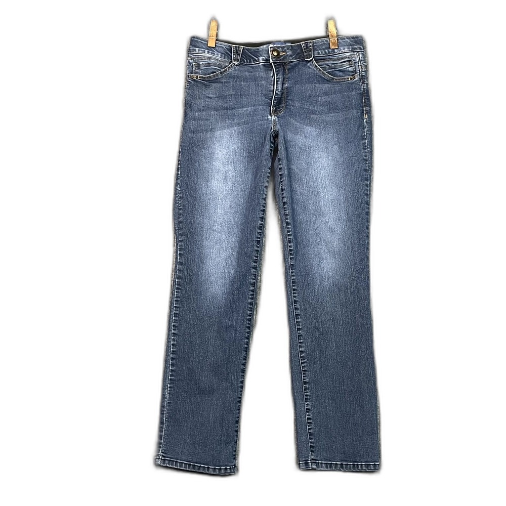 Democracy "Ab"Solution Jeans Womens 12 Denim Stretch Travel Outdoor Workwear